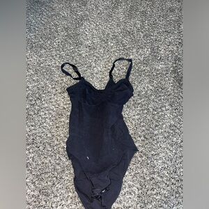 Skims Black Body Suit